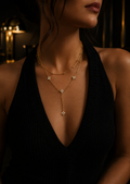 Velora Étoile Layered Crystal Necklace