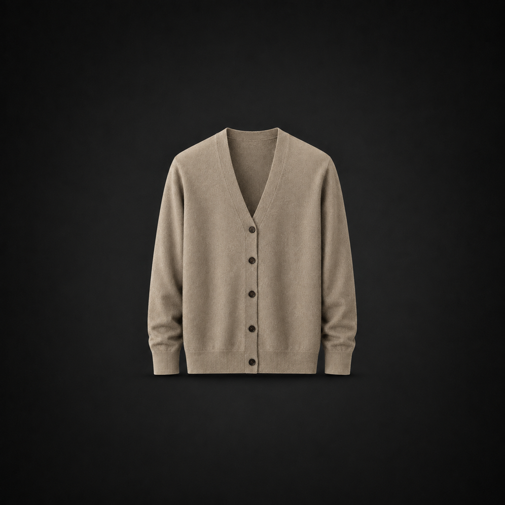The Kensington Taupe Cardigan