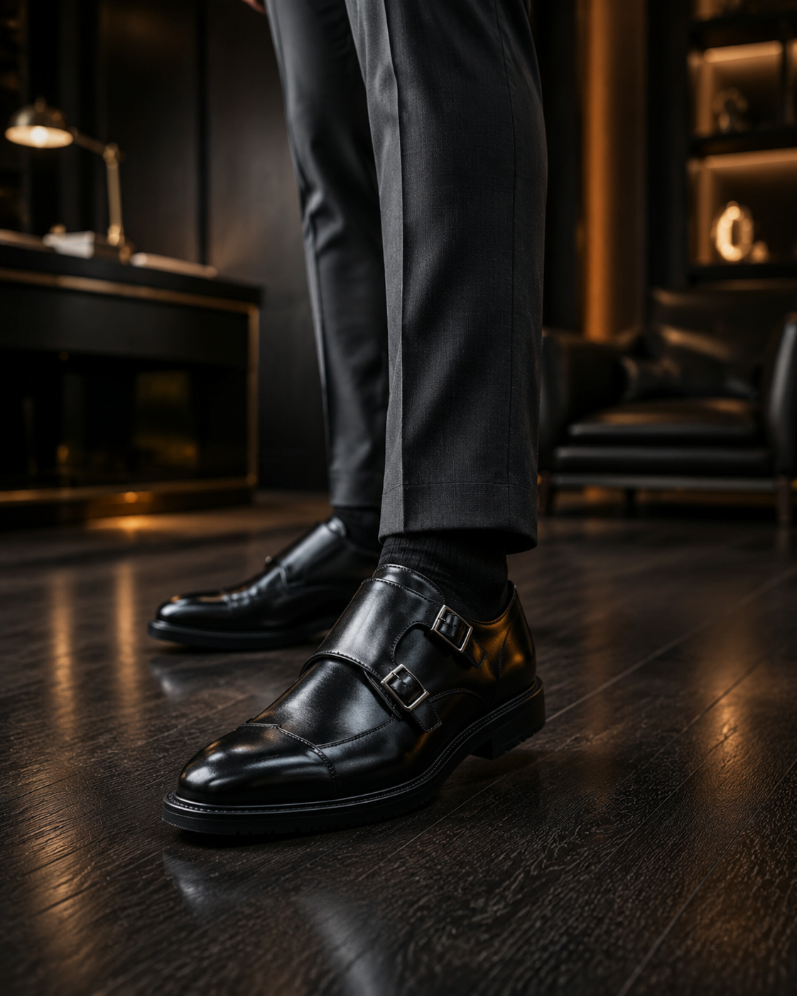 The Regent Double-Monk Leather Shoes