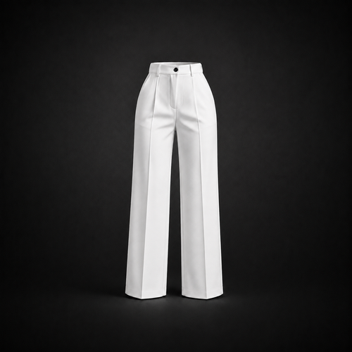 The Astoria High-Waisted Wide-Leg Trousers
