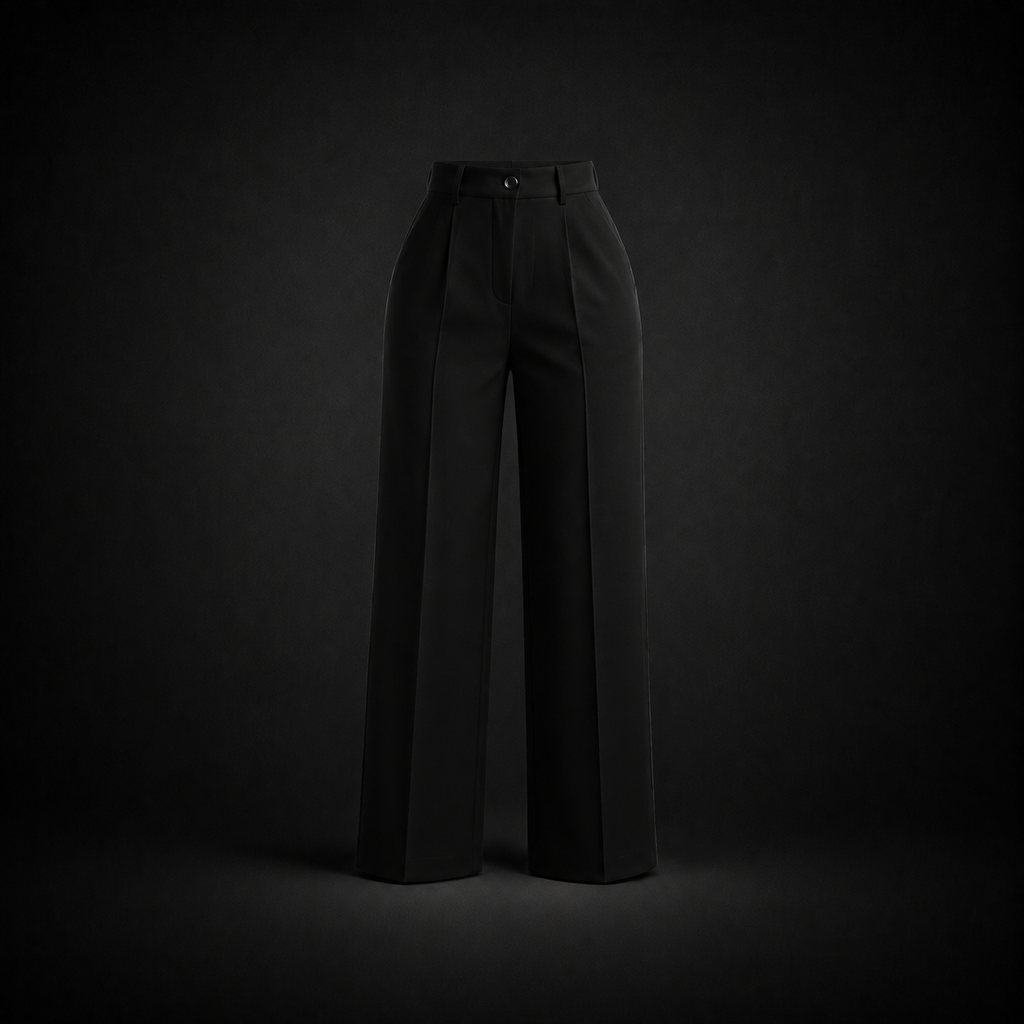 The Astoria High-Waisted Wide-Leg Trousers