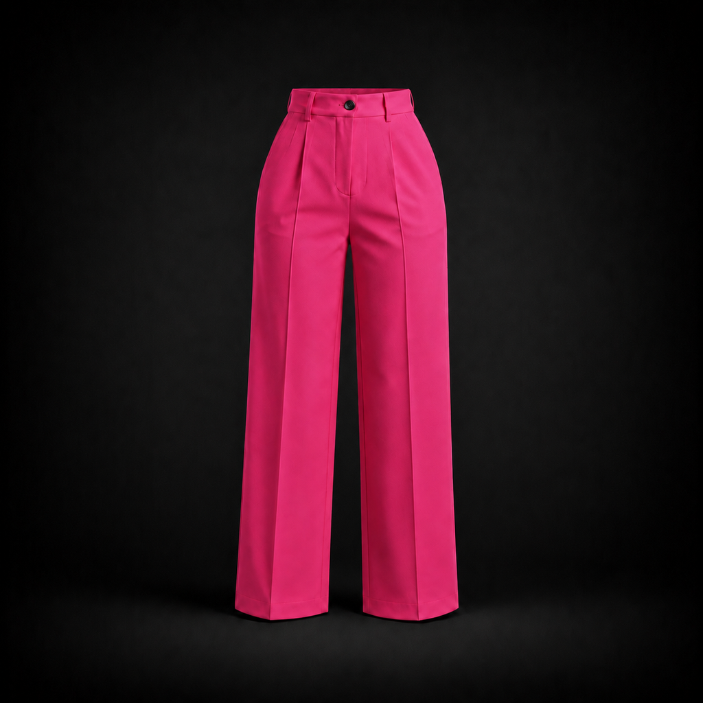 The Astoria High-Waisted Wide-Leg Trousers