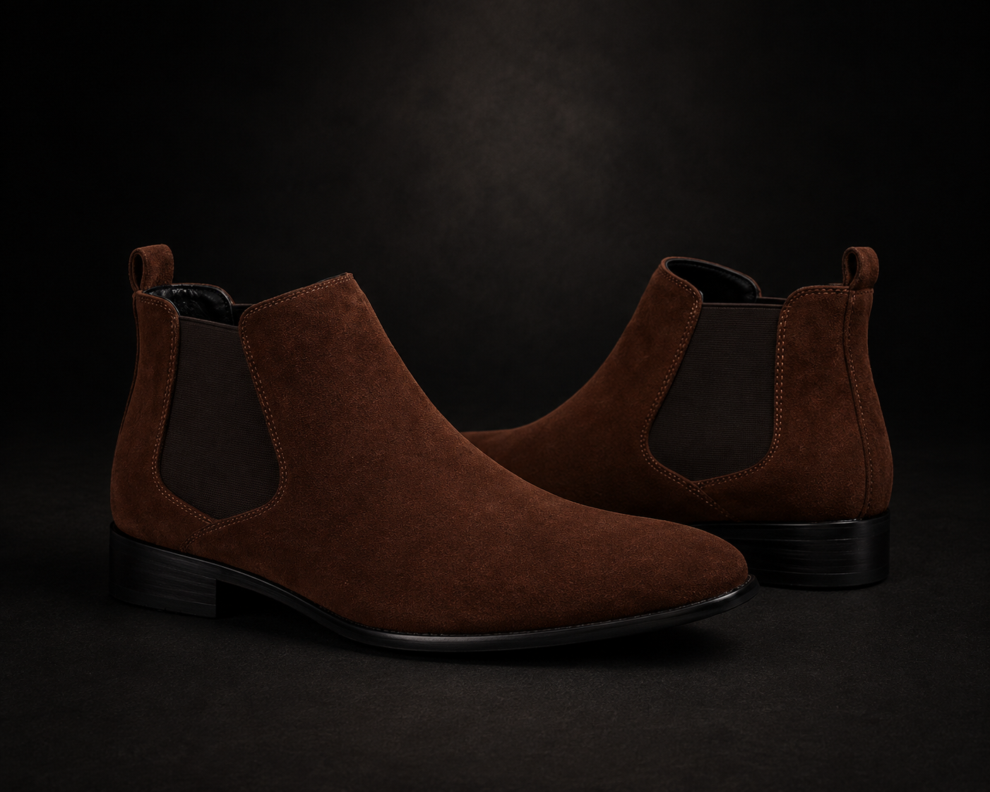 Velora Regent Suede Chelsea Boots