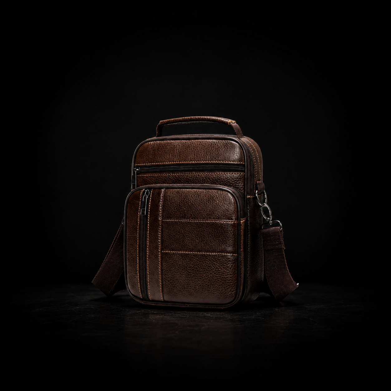 Velora Executive Leather Crossbody Bag