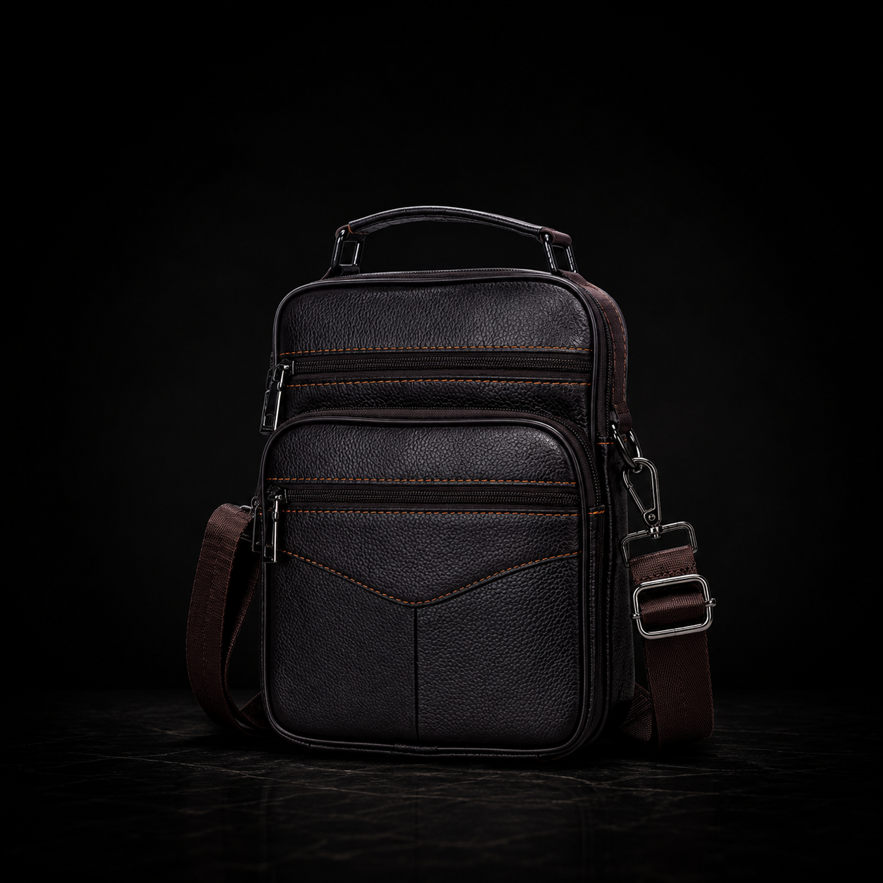 Velora Executive Leather Crossbody Bag