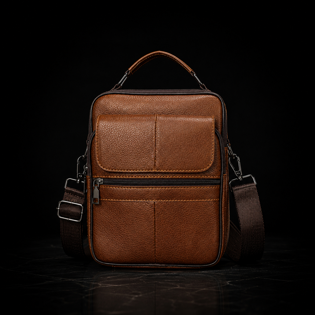 Velora Executive Leather Crossbody Bag